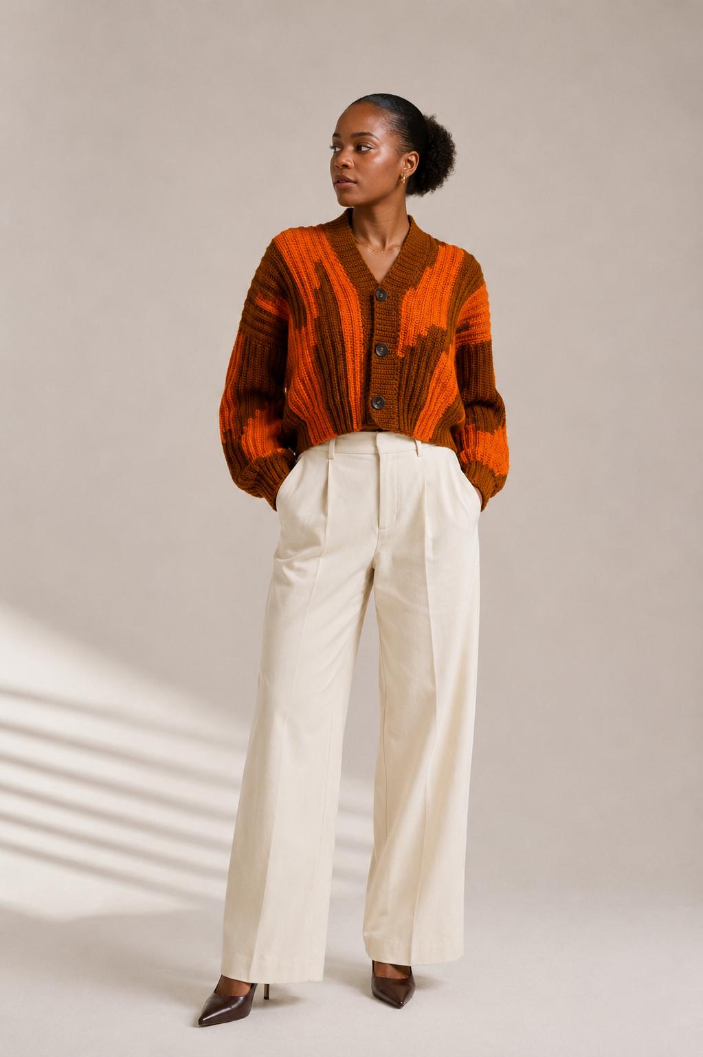 Cropped cardigan