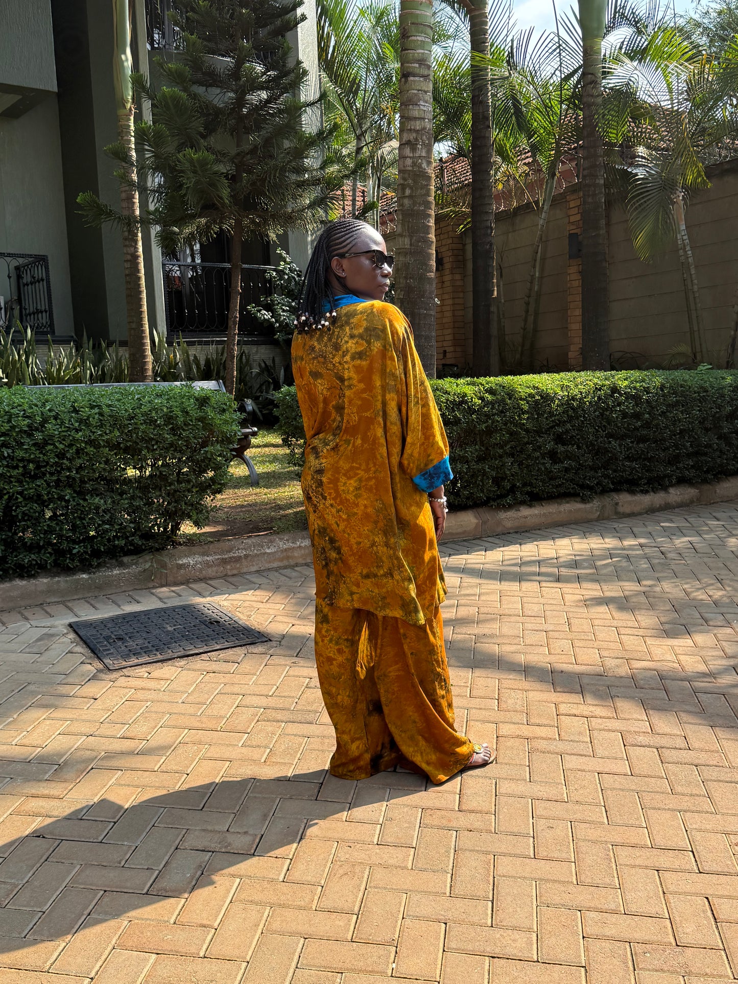 Loungewear in African print