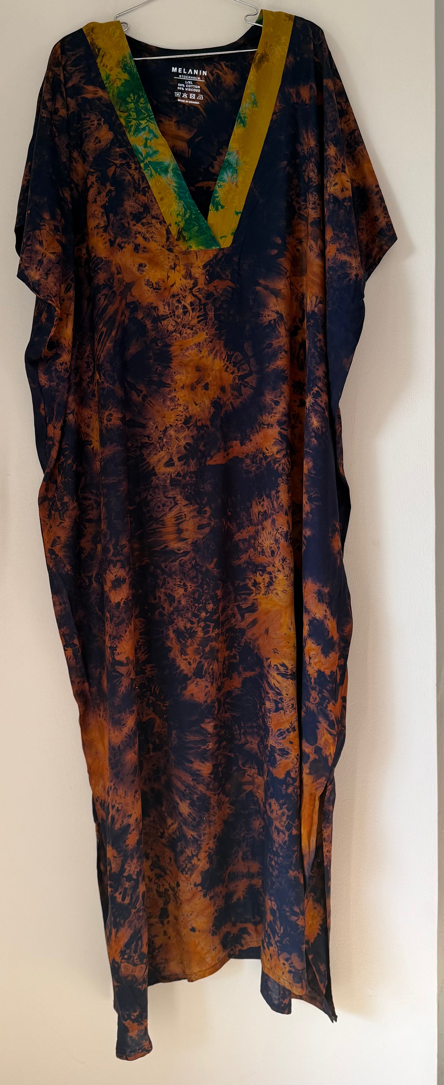 African Loungewear V-Neck Dress