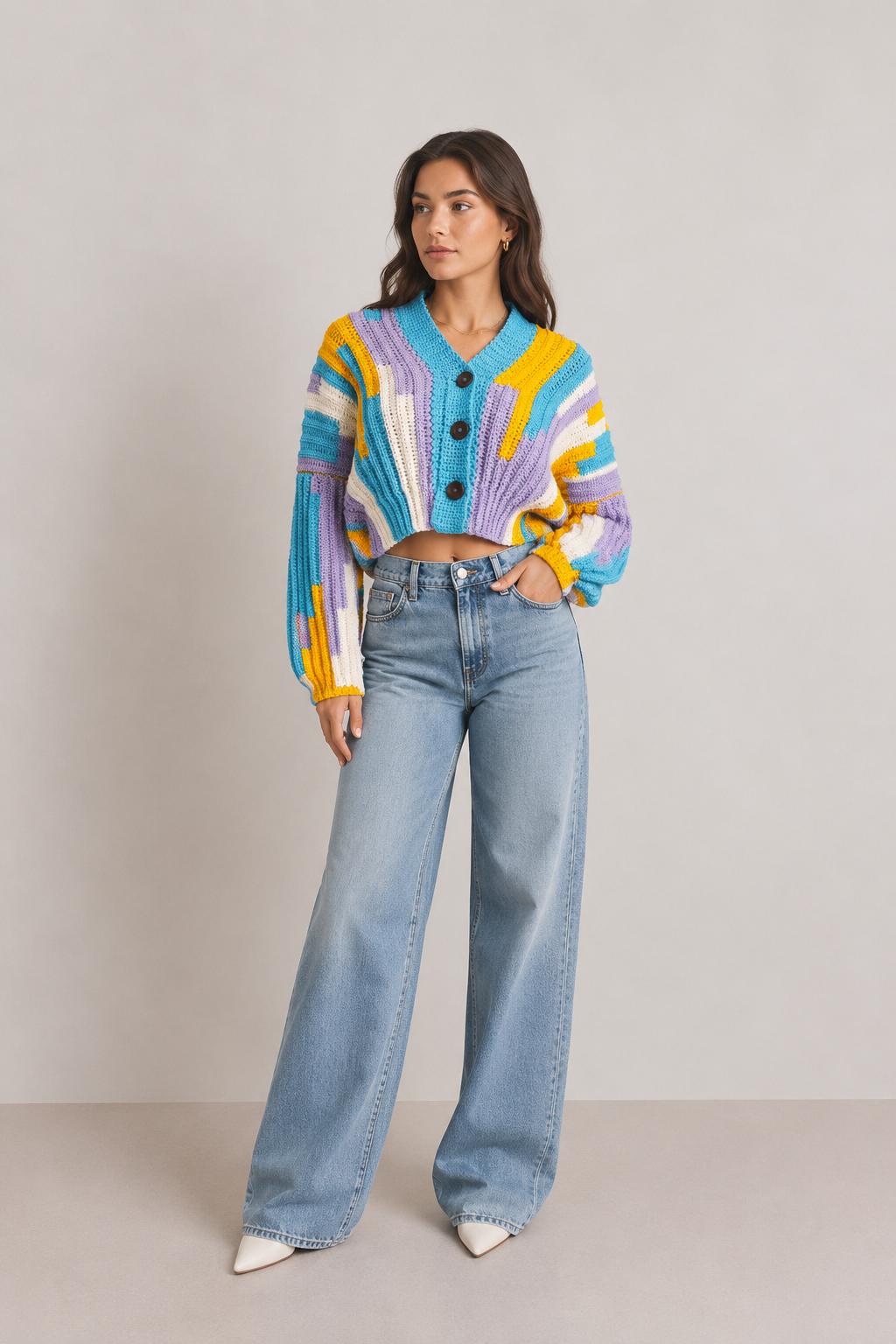 Cropped cardigan