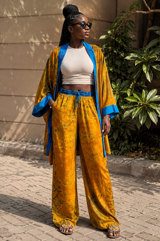 Lounge set  in African print - S/M
