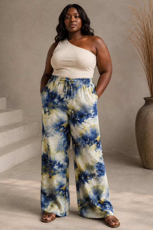 Printed trousers - XXL