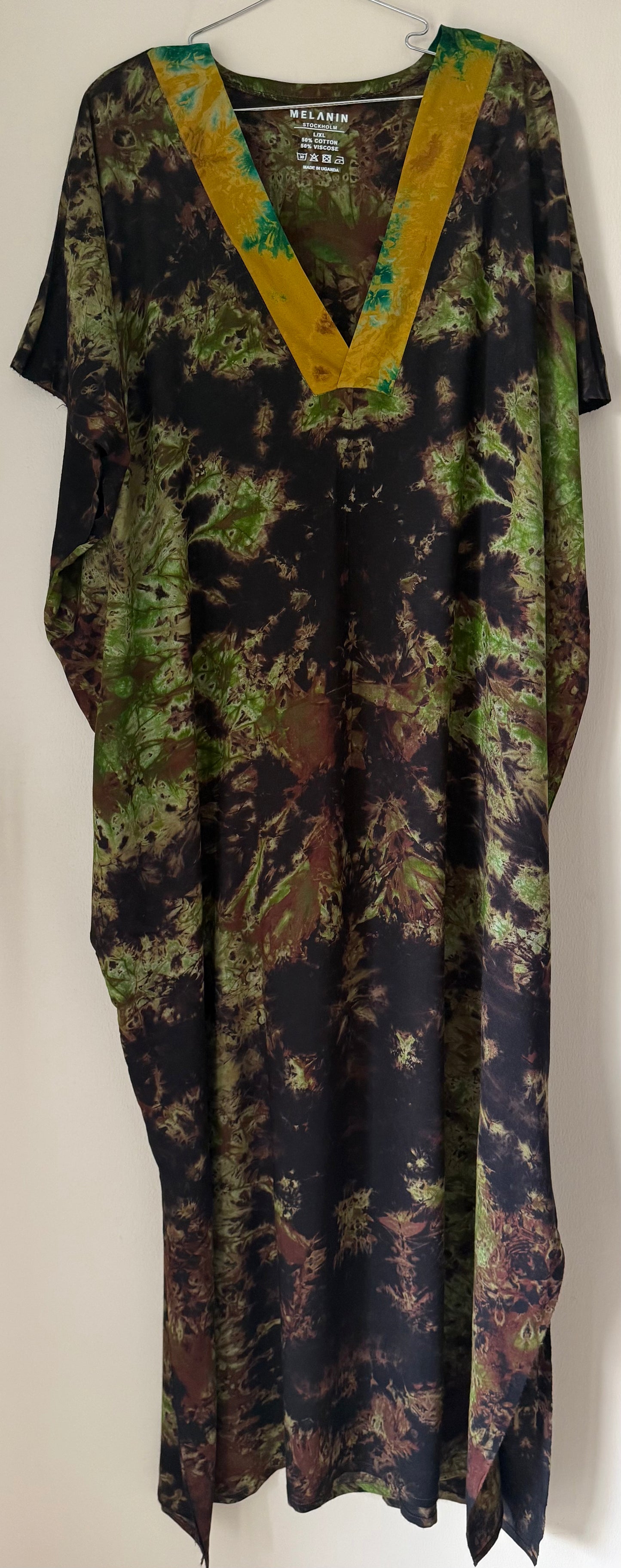 African Loungewear V-Neck Dress