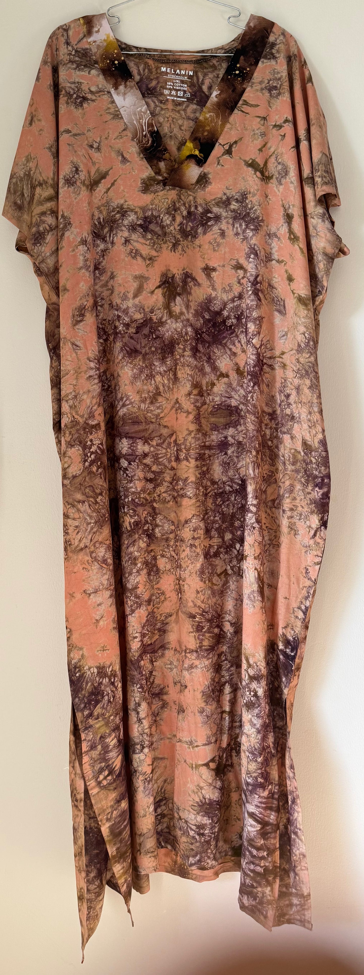 African Loungewear V-Neck Dress