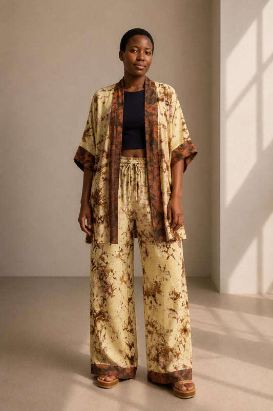 Lounge set in African print - L/XL
