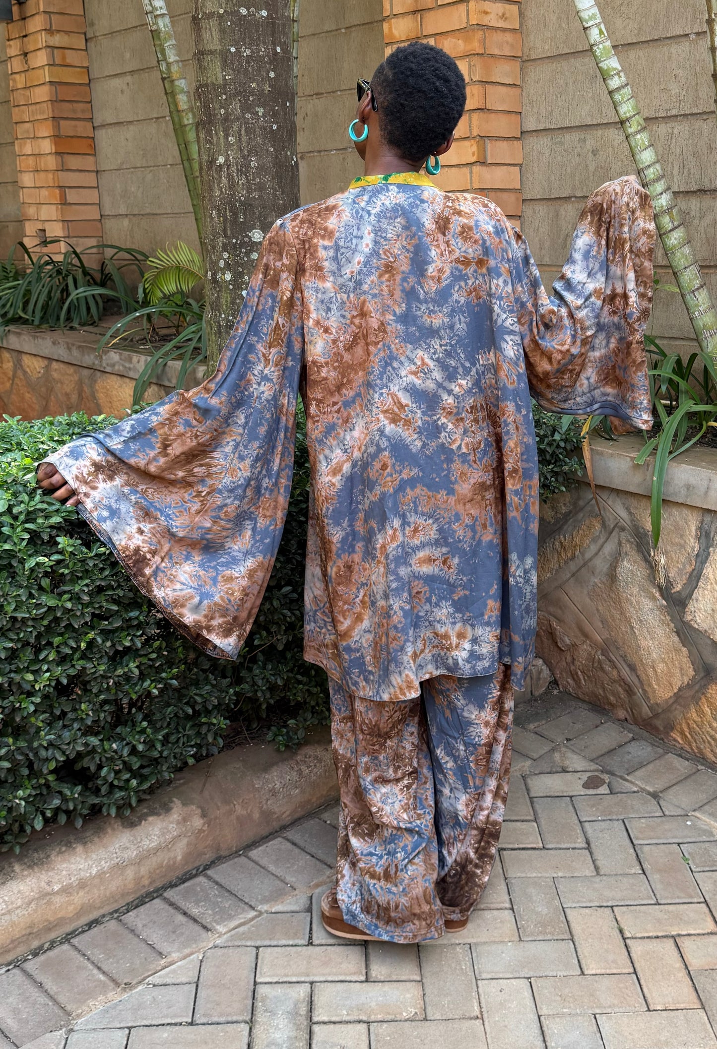 Lounge set in African print - S/M