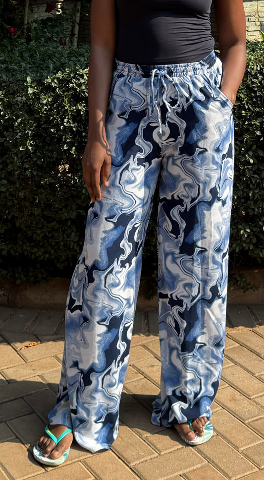 Printed Trousers - S/M Tall