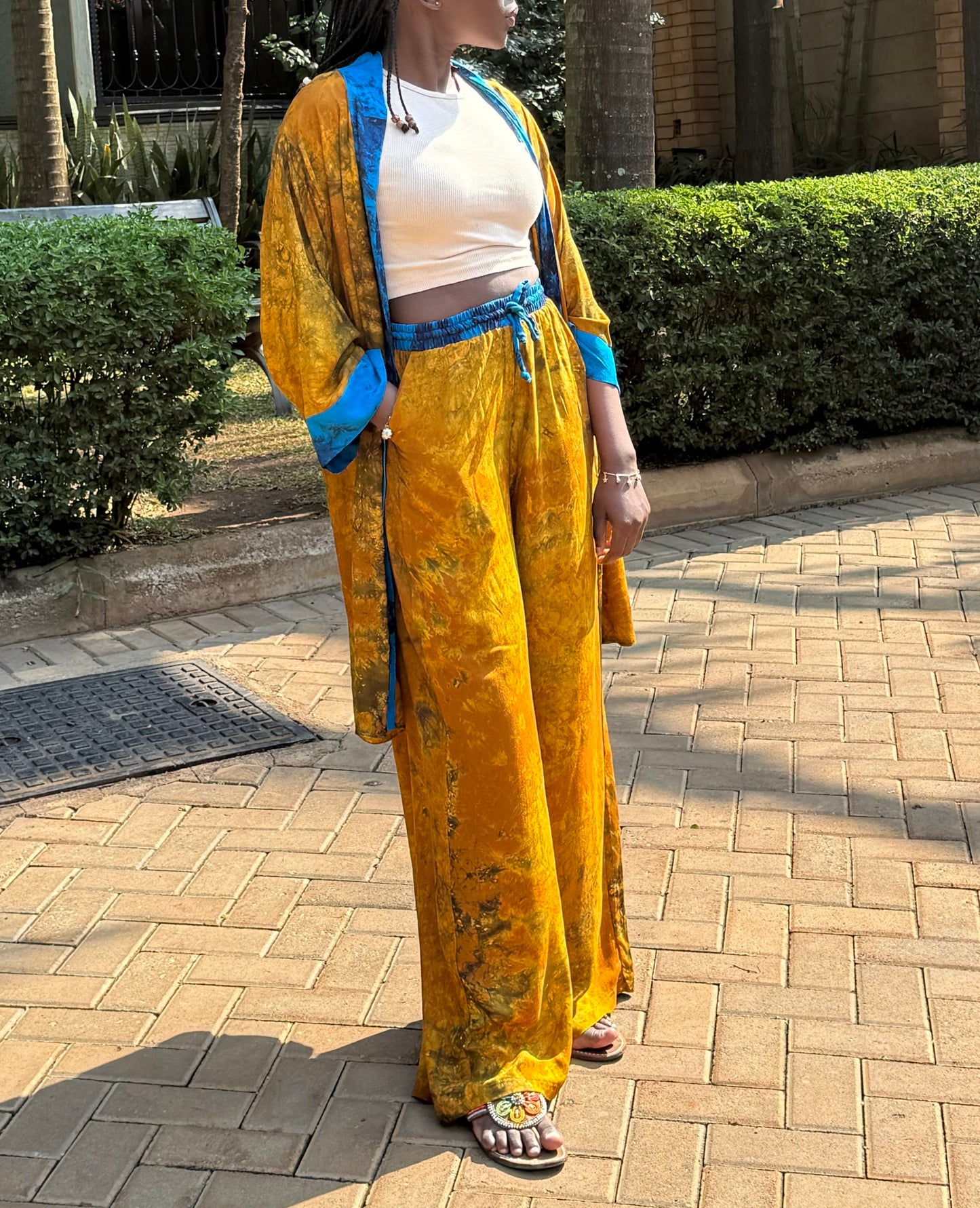 Lounge set  in African print - S/M